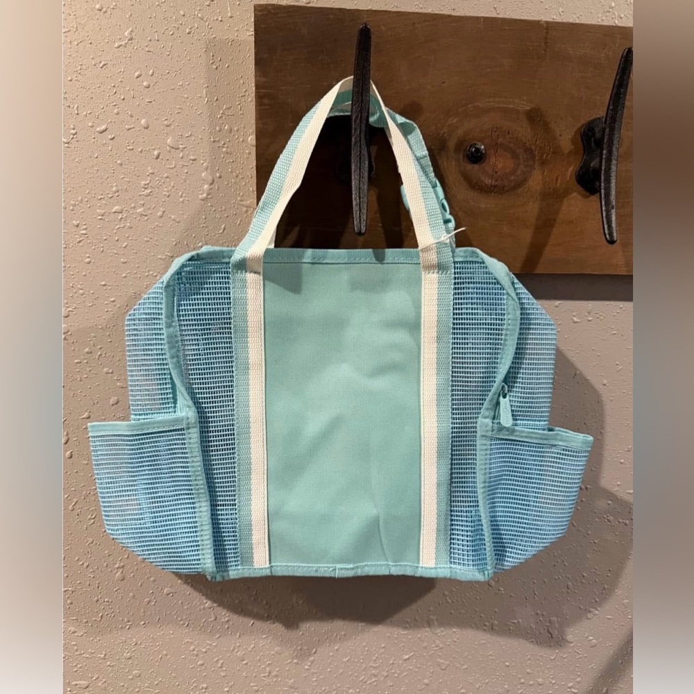 Thirty One Mesh Caddy in Caribbean Blue